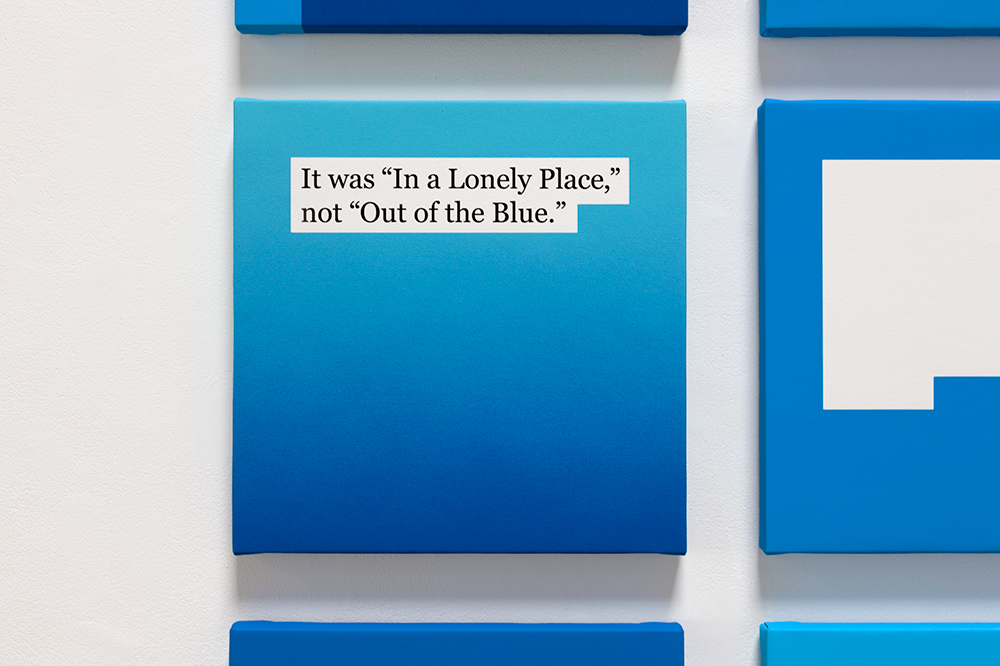 NOT THE BLUE ROOM