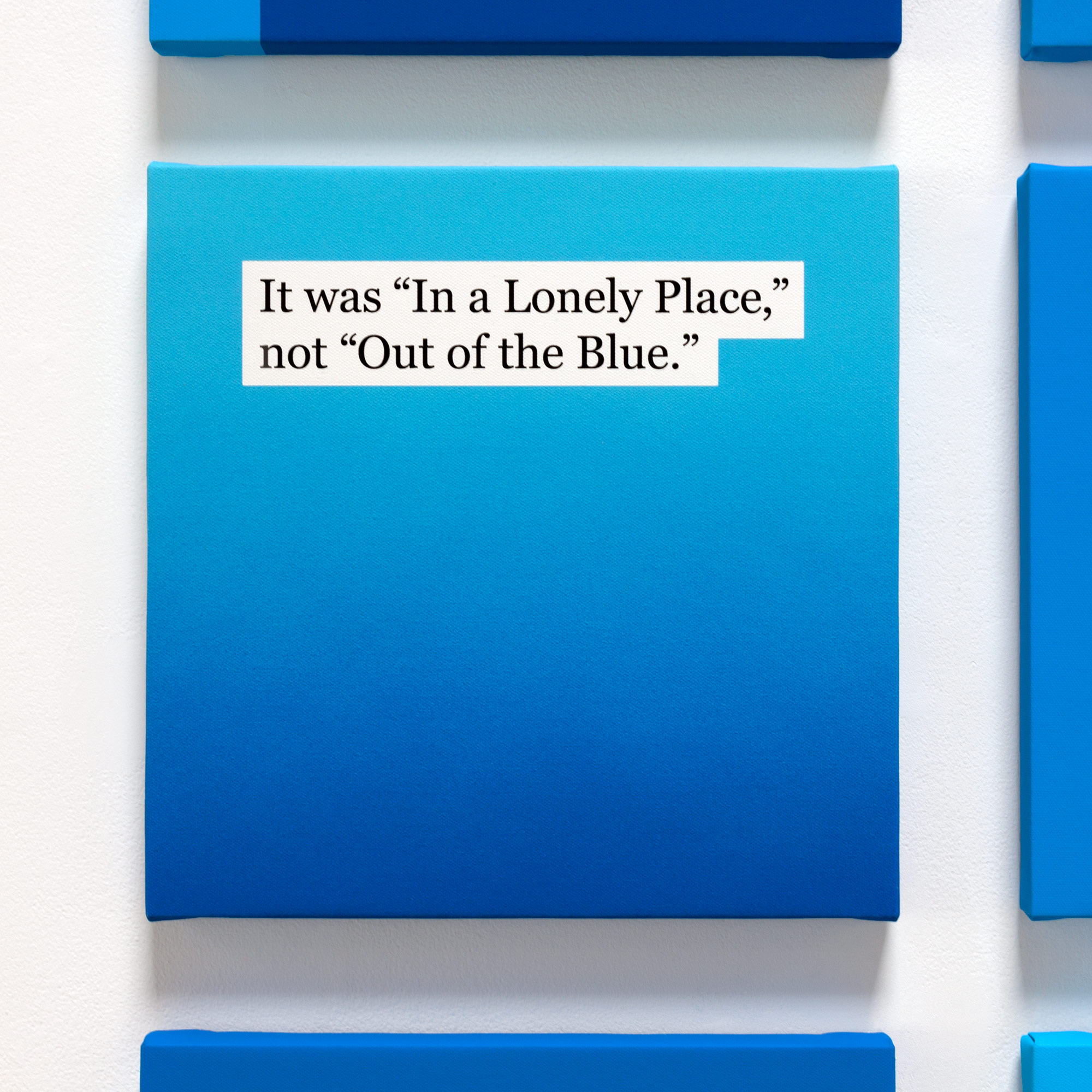 NOT THE BLUE ROOM