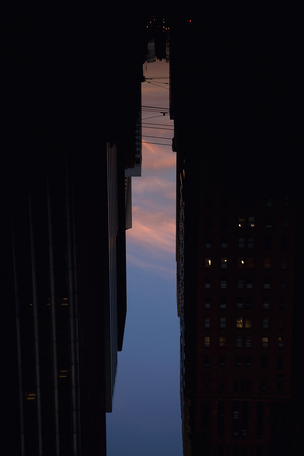 BUILDINGS MADE OF SKY series