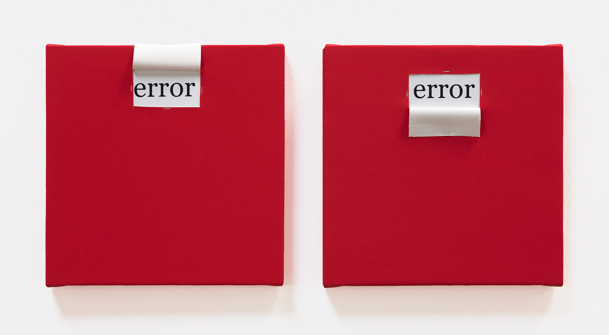 THE ERROR WAS REPEATED