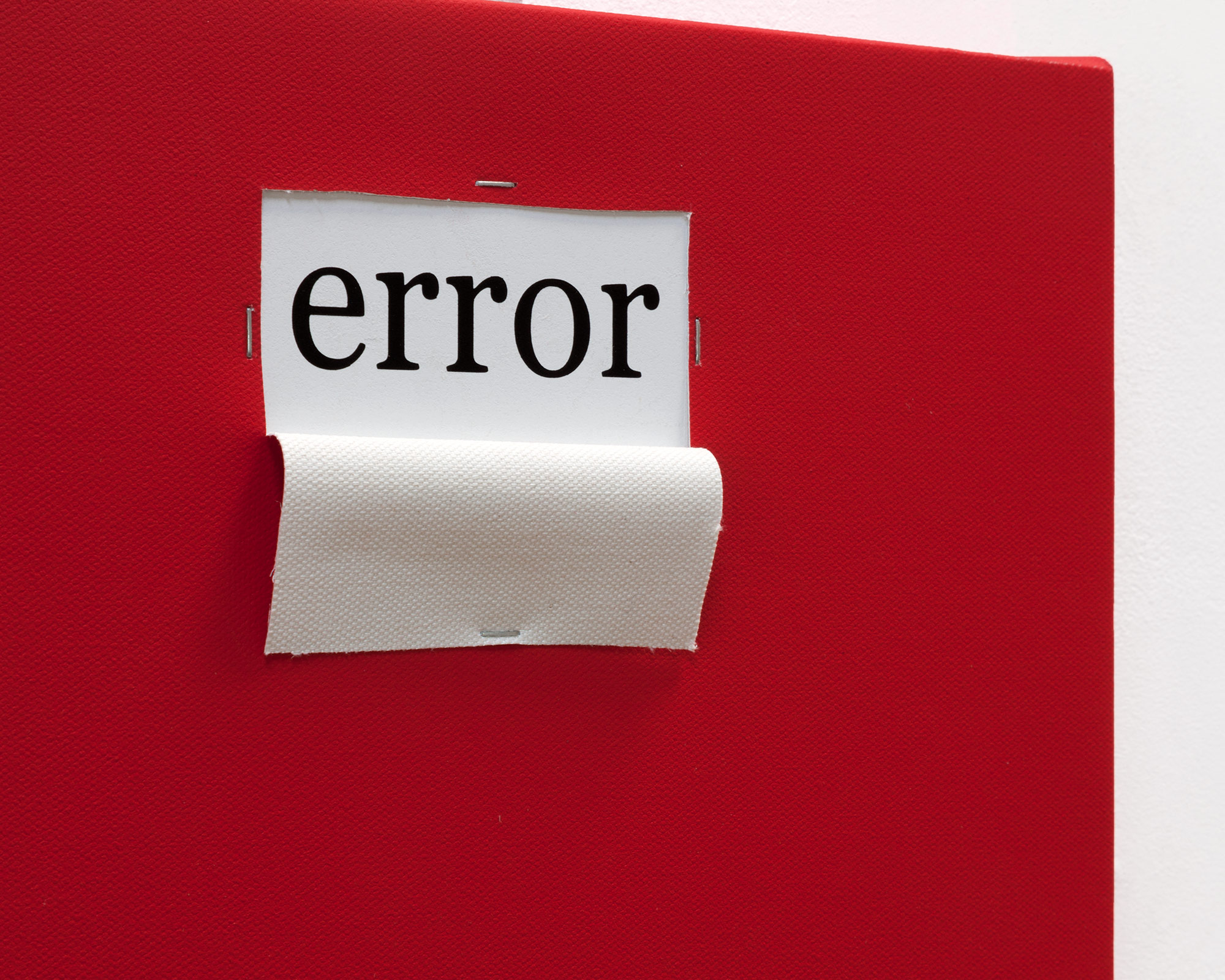 THE ERROR WAS REPEATED