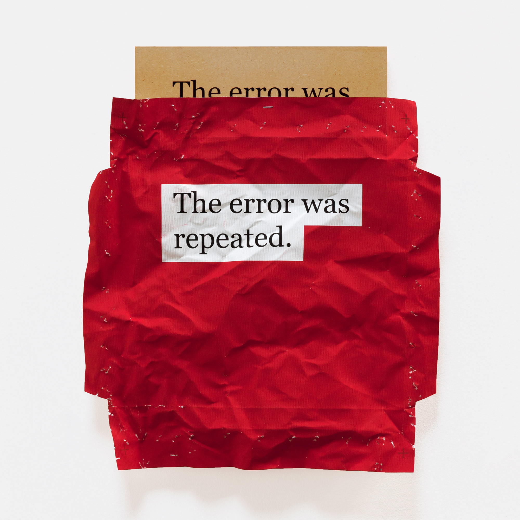 THE ERROR WAS REPEATED