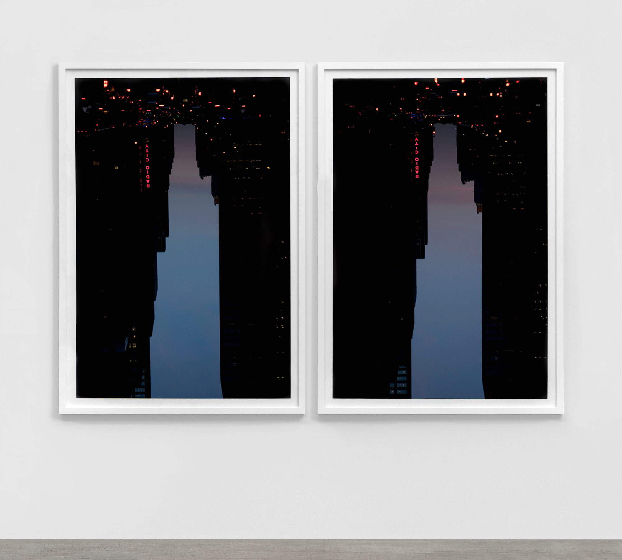 BUILDINGS MADE OF SKY diptychs