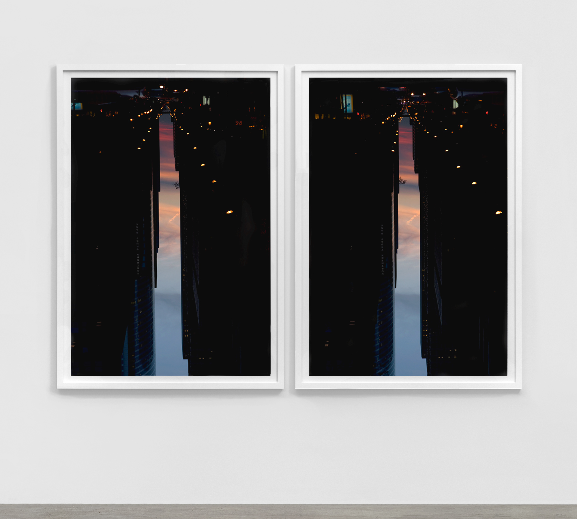 BUILDINGS MADE OF SKY diptychs