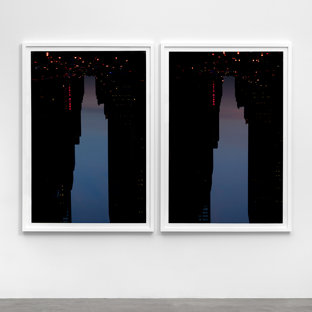 BUILDINGS MADE OF SKY diptychs